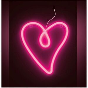 NEW Heart Neon Sign LED Wall Decor Lamp Girls Battery Operated